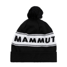 Mammoth Winter Hat (Pom Pom) Peaks Beanie - black/white