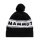 Mammoth Winter Hat (Pom Pom) Peaks Beanie - black/white