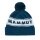 Mammoth Winter Hat (Pom Pom) Peaks Beanie - dark blue/white