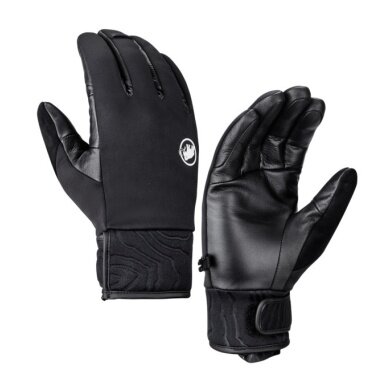 Mammut Winter Gloves Astro Guide Glove (PrimaLoft® Insulation, windproof and breathable) black - 1 Pair