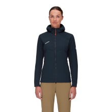 Mammut Insulated Jacket Rime Light IN Flex Hooded (lightweight, wind-resistant, breathable) navy blue Women