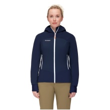 Mammut Insulated Jacket Taiss Insulation Hybrid Hooded (PFC-free, breathable) navy blue Women