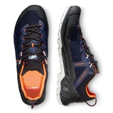 Mammut Hiking Shoes Alnasca Knit III Low GTX (Approach, Breathable, Waterproof) Navy Blue Men