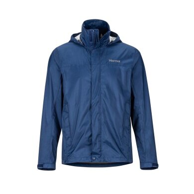 Marmot Rain Jacket PreCip Eco (waterproof, breathable, PFC-free) navy blue Men