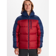 Marmot Winter Jacket Guides Down Hoody red/navy Men