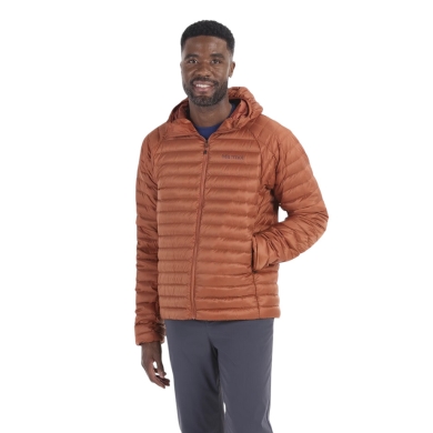 Marmot Down Jacket Hype Down Hoody (windproof) brown Men's