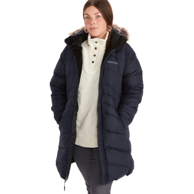 Marmot Winter Down Coat Montreal Coat (Fleece Lined, Durable, Water-Resistant) Navy Blue Women