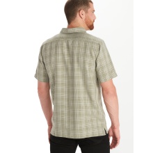 Marmot Travel/Hiking Shirt Eldridge Classic Short Sleeve Vetiver Grey Men