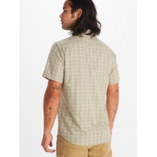 Marmot Travel/Hiking Shirt Aerobora (comfortable to wear) Short Sleeve vetiver grey Men