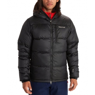 Marmot Winter Jacket Guides Down Hoody black Men