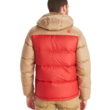 Marmot Winter Jacket Guides Down Hoody beige/red Men