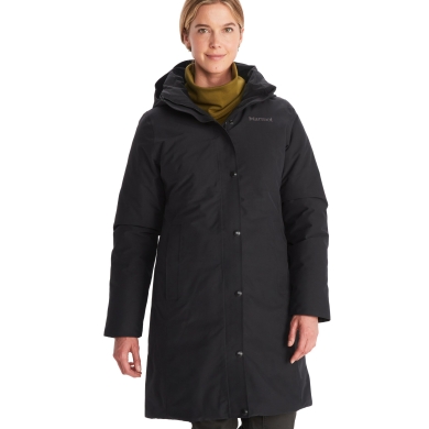 Marmot Winter Coat Chelsea Coat (lightweight, breathable, waterproof) black Women