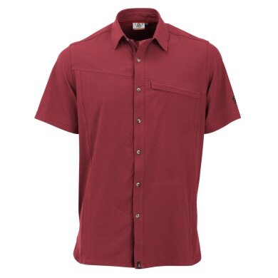 Maul Hiking-Leisure Short Sleeve Shirt Hochsalwand red Men