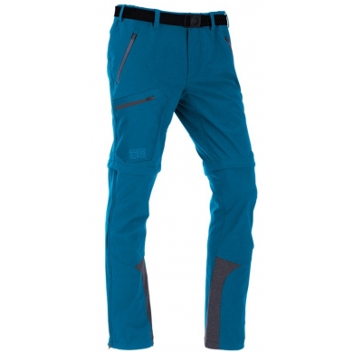 Maul Hiking-Trekking Trousers Eiger XT Zipp-Off (long trousers and shorts in one) petrol blue Men