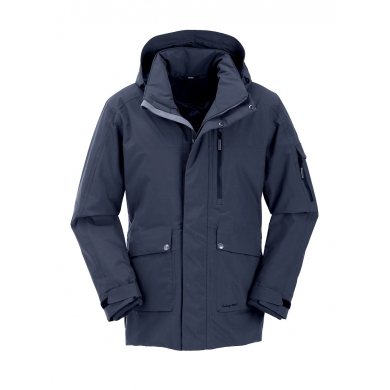 Maul Winter Functional Parka Breitenstein Megatex with Hood Navy Blue Men