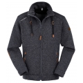 Maul Knitted Fleece Jacket Lichtenau (thermal insulation, breathable) dark grey Men