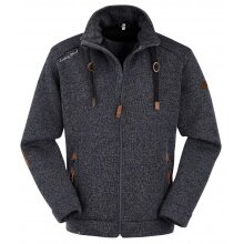 Maul Knitted Fleece Jacket Lichtenau (thermal insulation, breathable) dark grey Men