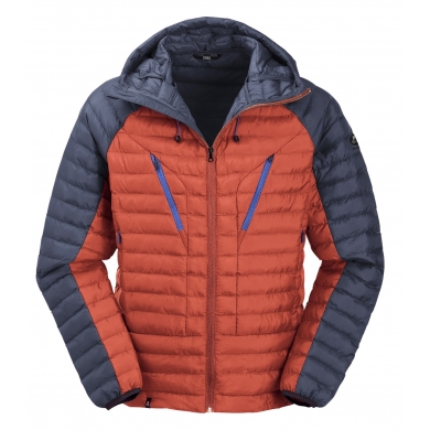 Maul Winter quilted jacket Kütai orange/navy Men