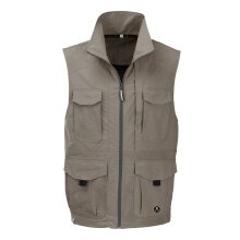 Maul Vest Grün II - classic, water-repellent, breathable - beige Men - oversized -