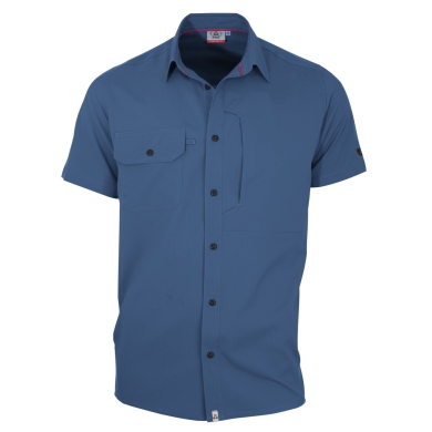 Maul Short Sleeve Shirt Cordoba 3XT (Stretch, breathable, comfortable fit) blue Men