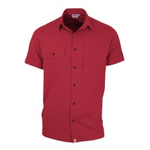 Maul Short Sleeve Shirt Cordoba 3XT (Stretch, breathable, comfortable fit) red Men