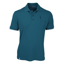 Maul Functional Polo Gaigerkopf II (elastic, breathable, permanently fresh thanks to Polygiene) petrol blue Men