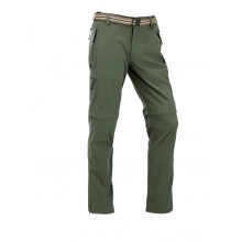 Maul Hiking Trousers Ontario II 2in1 Zip off - Long Trousers+Bermuda - Olive Green Men