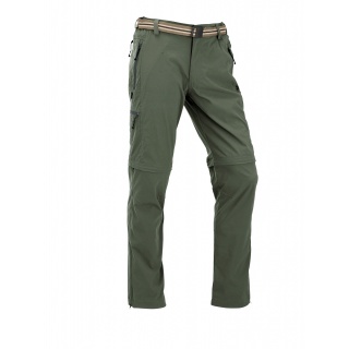 Maul Hiking Trousers Ontario II 2in1 Zip off - Long Trousers+Bermuda - Olive Green Men