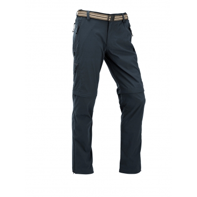 Maul Hiking Trousers Ontario II 2in1 Zip off - long trousers+Bermuda - dark blue Men