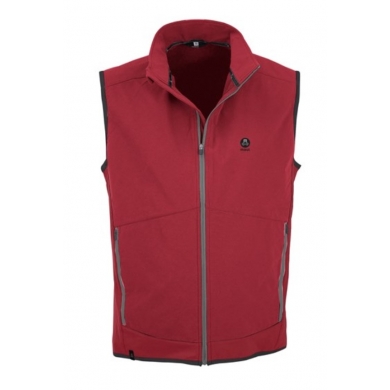 Maul Vest Rossberg XT - sporty lightweight vest, water-repellent, breathable - chili red Men