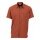 Maul Hiking-Leisure Short Sleeve Shirt Irschenberg with Chest Pocket Dark Orange Men