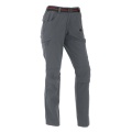 Maul Wall Pants Trail Zipp Off (functional zip-off trousers) long light grey women