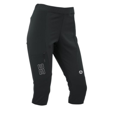 Maul Hiking Trousers 3/4 Capri Simssee Hybrid (elastic, breathable, quick-drying) black Women