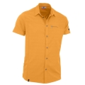 Maul Short Sleeve Shirt Lechnerkopf (Chest Pocket, Quick-Drying, Sporty Cut) Yellow Men