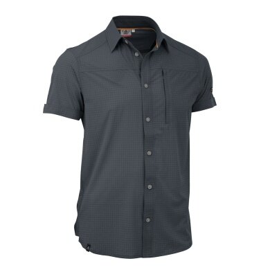 Maul Short Sleeve Shirt Veniv 4XT (elastic, breathable, sporty cut) dark grey Men