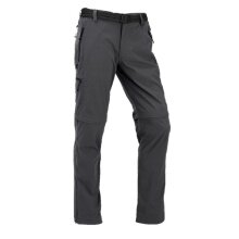 Maul Hiking-Trekking Pants Ontario XT 2in1 T-Zipp-Off (long pants and Bermudas in one) dark grey Men