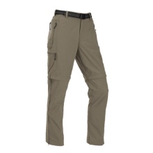 Maul Hiking-Trekking Pants Quebec XT T-Zipp-Off (long pants and shorts in one) beige/brown Men