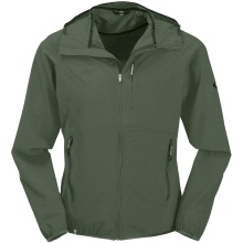 Maul Functional Jacket Alpelhorn II - sporty stretch jacket with hood, breathable, water-repellent - dark green Men