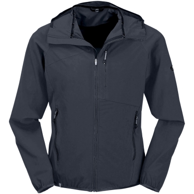 Maul Functional Jacket Alpelhorn II - sporty stretch jacket with hood, breathable, water-repellent - dark blue Men