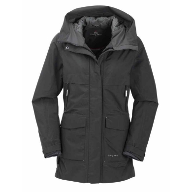 Maul Winter Functional Parka Tyra Megatex with Hood (waterproof, windproof, breathable) dark grey Women