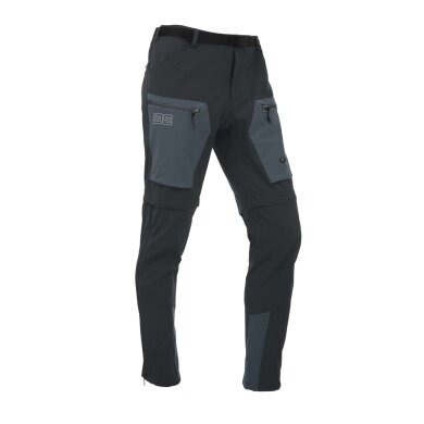 Maul Hiking-Trekking Pants Eiger 2XT Zipp-Off 2023 (long pants and Bermudas in one) caviar grey Men