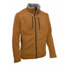 Maul Knitted Fleece Jacket Lichtenau (thermal insulation, breathable) orange/brown Men