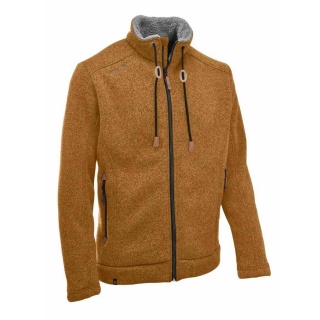 Maul Knitted Fleece Jacket Lichtenau (thermal insulation, breathable) orange/brown Men