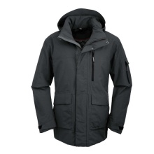 Maul Winter Functional Parka Breitenstein Megatex with Hood Dark Grey Men