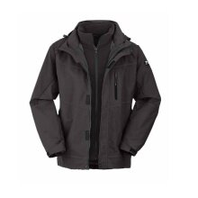 Maul Hiking Jacket Fürstenfeld II Megatex Jacket 3in1 2023 (Trekking, waterproof/windproof, breathable) dark grey Men