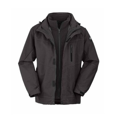 Maul Hiking Jacket Fürstenfeld II Megatex Jacket 3in1 2023 (Trekking, waterproof/windproof, breathable) dark grey Men