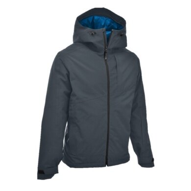 Maul Trekking Hiking Jacket Terrak MTX 10.0 Megatex (waterproof, windproof, breathable) dark grey/blue men's