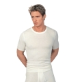 Medima Underwear T-shirt (Angora and Wool) white Men (Size S-L)