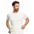 Medima Underwear Shirt Short Sleeve (100% Angora) white Men (Size M-L)