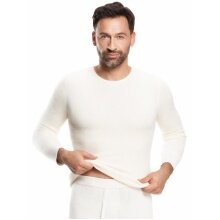 Medima Underwear Long Sleeve Shirt (100% Angora) white Men's (Size M-L)